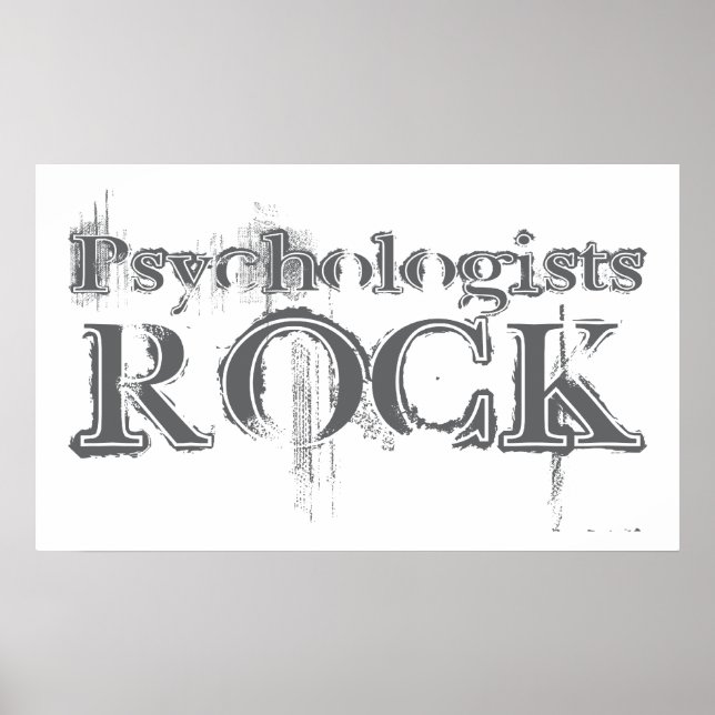 Affiches Psychologists Rock (Devant)