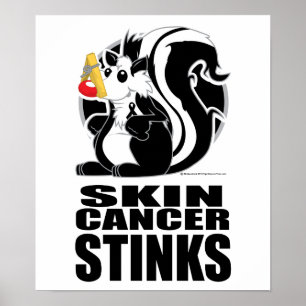 Affiches Puanteurs de cancer de la peau