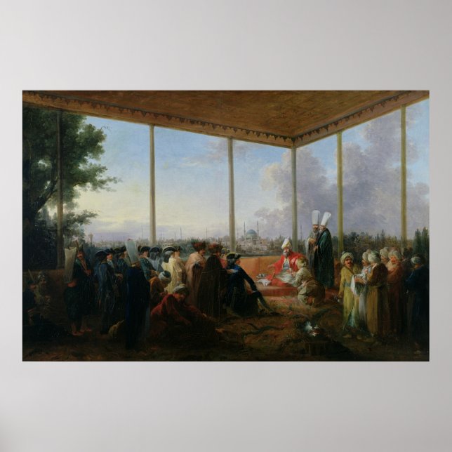 Affiches Public donné à Constantinople (Devant)