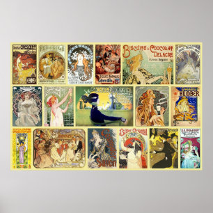 Affiches Publicité Art Nouveau vintage
