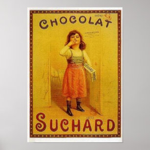 Affiches Publicité au chocolat Suchard Vintage