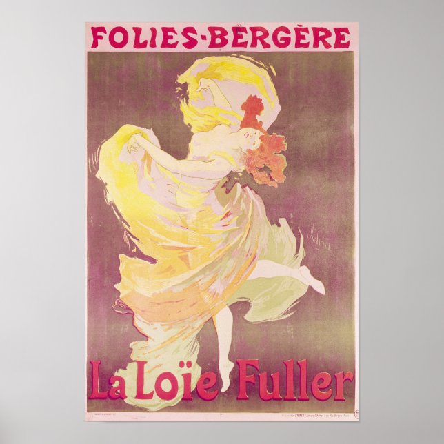 Affiches Publicité d'affiche Loie Fuller (Devant)