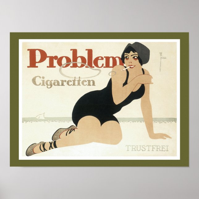 Affiches Publicité de Problem Cigaretten (Devant)