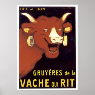 Affiches Publicité française de fromage de gruyère