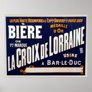 Affiches Publicité française vintage de bière