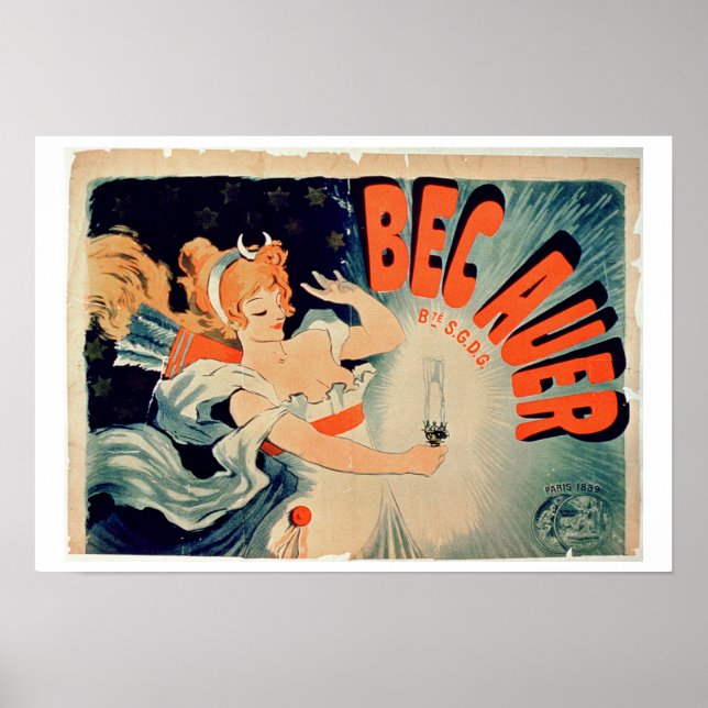 Affiches Publicité pour 'Bec Auer' (litho couleur) (Devant)