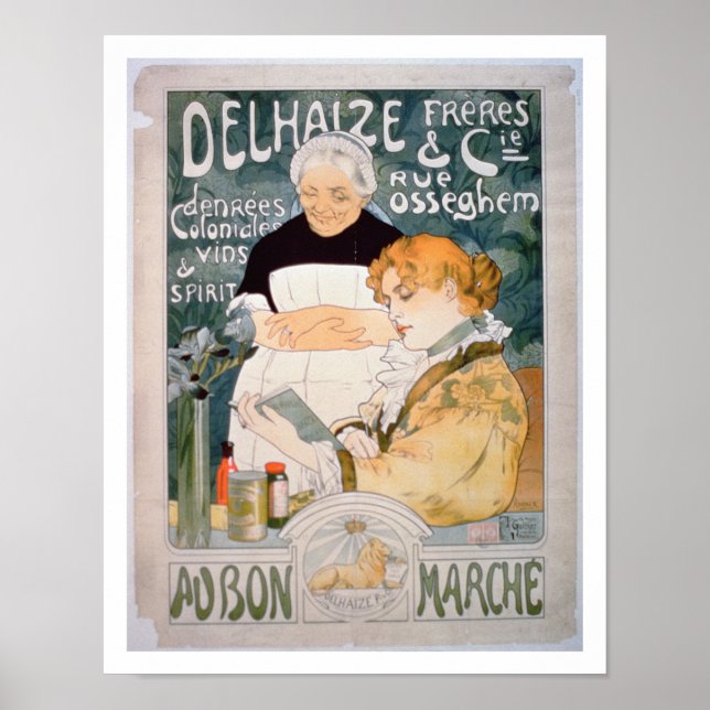 Affiches Publicité pour Delhaize, Brothers and Co. à la (Devant)