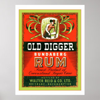 Affiches Publicité vintage de rhum australien