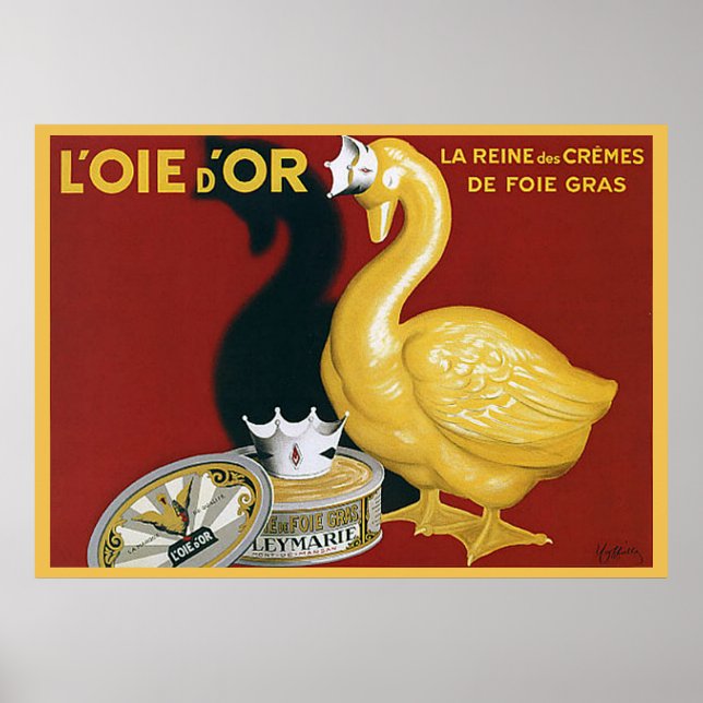 Affiches Publicité vintage Foie Gras (Devant)