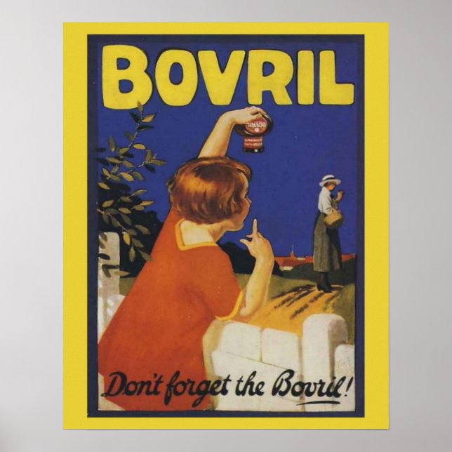 Affiches Publicité vintage rétro, Bovril (Devant)