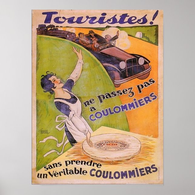 Affiches Publicité Vintage Tourist (Devant)