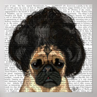 Pug In A Bad Wig