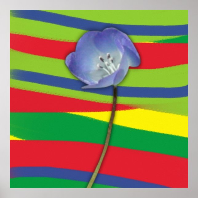 AFFICHES PUISSANCE DE FLEURS (Devant)