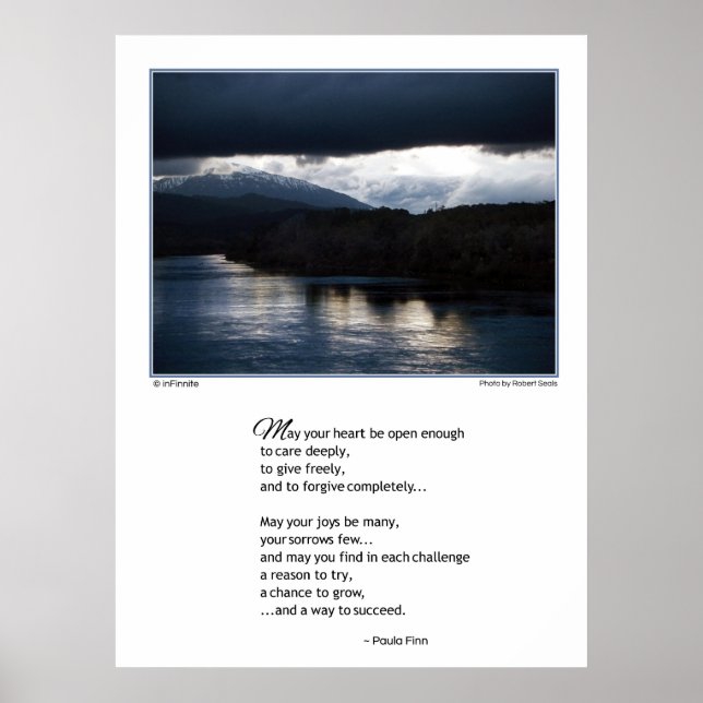 Affiches Puisse ton coeur être ouvert...Poster (Devant)