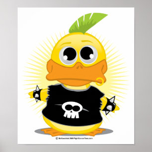 Affiches Punk Rock Duck