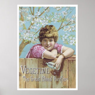 Affiches Purificateur de sang végétalien