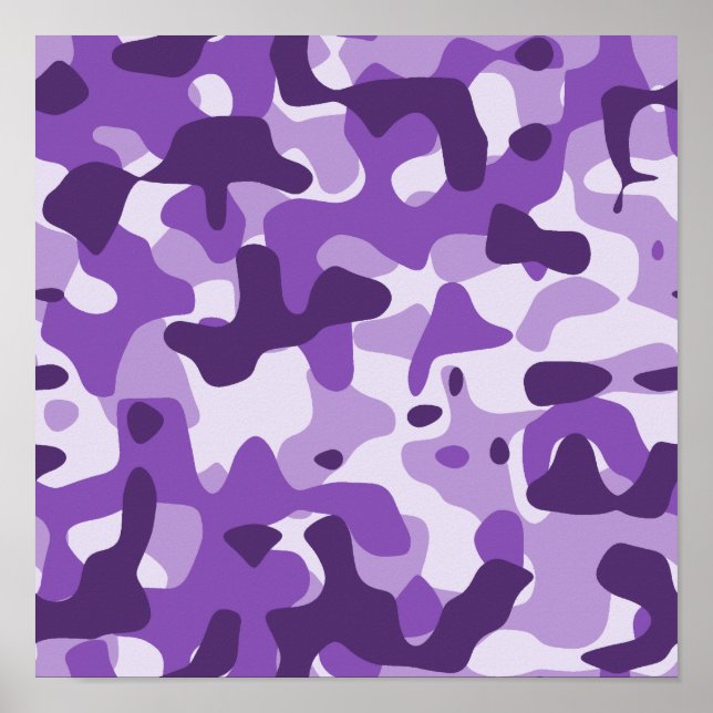 Affiches Purple Camouflage (Devant)