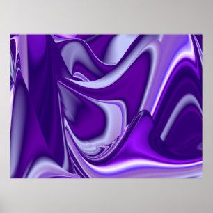 Affiches Purple Dreams, Imaginaire Abstrait Rainbow Art