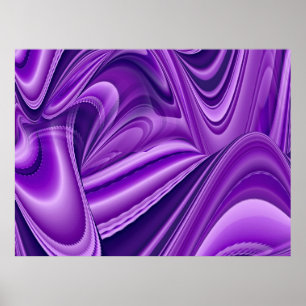 Affiches Purple Dreams, Imaginaire Abstrait Rainbow Art