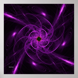 Affiches Purple Swirls