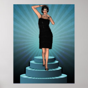 Affiches Putting KRW sur le rabat Ritz Deco