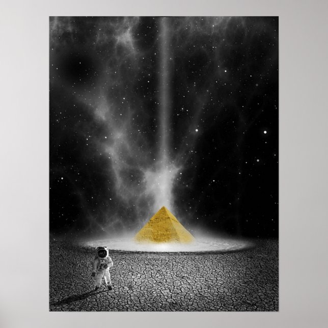 Affiches Pyramide spatiale (Devant)