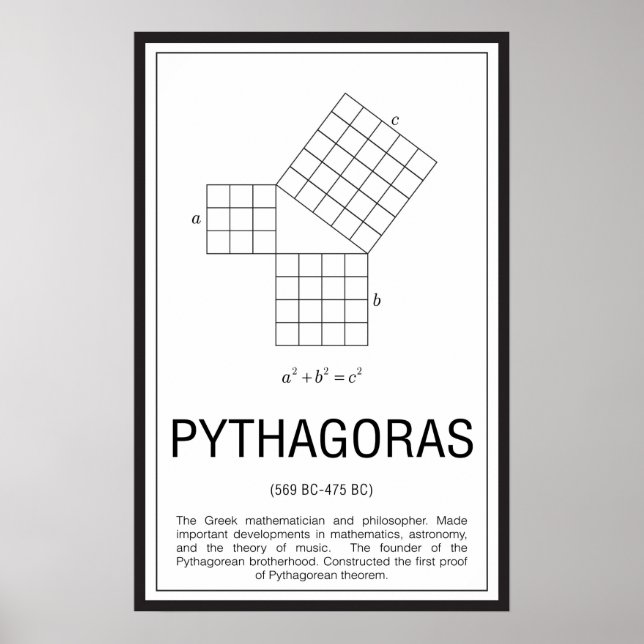 Affiches Pythagore (Devant)