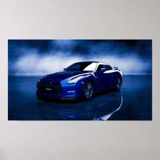 Affiches Qualité Nissan GT-R