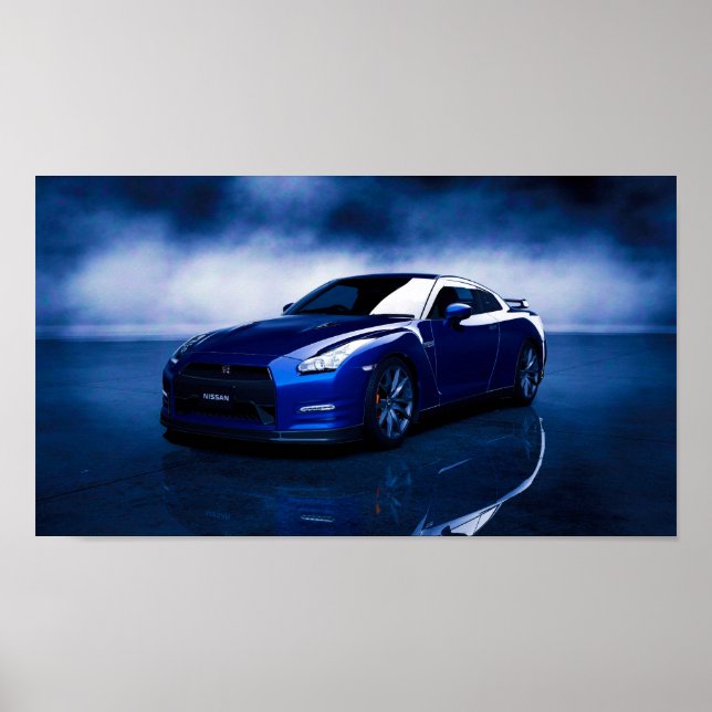 Affiches Qualité Nissan GT-R (Devant)