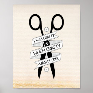 Affiches Quand l'artisanat n'était pas un Cool citant une a