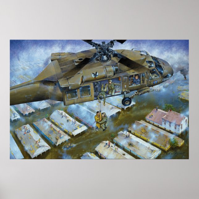 Affiches Quand les Levees ont cassé par David Russell (Devant)
