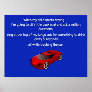Affiches Quand mon enfant commence à conduire