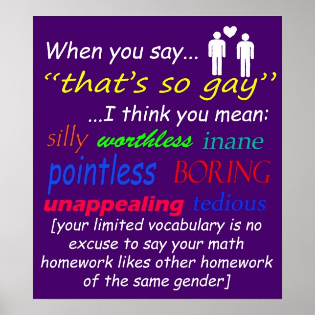 Affiches Quand Tu Dis... (Devant)