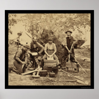 Affiches Quartiers des serviteurs Prince De Joinville 1862