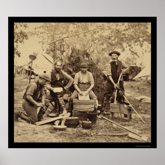 Affiches Quartiers des serviteurs Prince De Joinville 1862 (Devant)