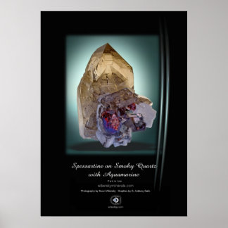 AFFICHES QUARTZ FUMÉ SPESSARTINE
