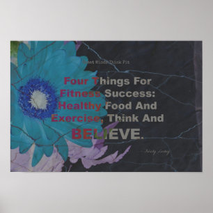Affiches Quatre choses pour réussir la condition physique