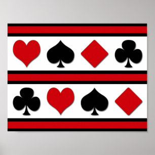 Affiches Quatre combinaisons de cartes