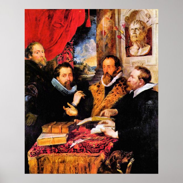Affiches Quatre philosophes de Paul Rubens (Devant)