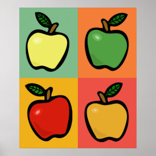 Affiches Quatre pommes