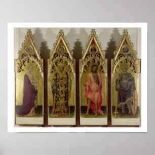 Affiches Quatre saints du Quaratesi Polyptych : Magnétique
