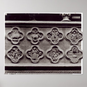 Affiches Quatrefoils avec les signes du zodiaque
