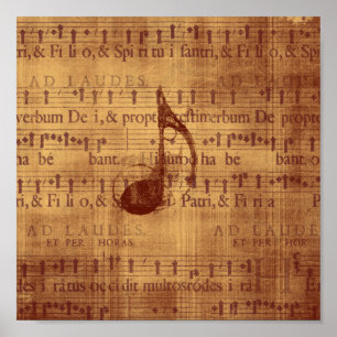 Affiches Quaver/note musicale