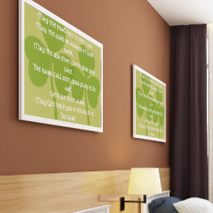 Affiches Que le chemin se lève pour vous rencontrer