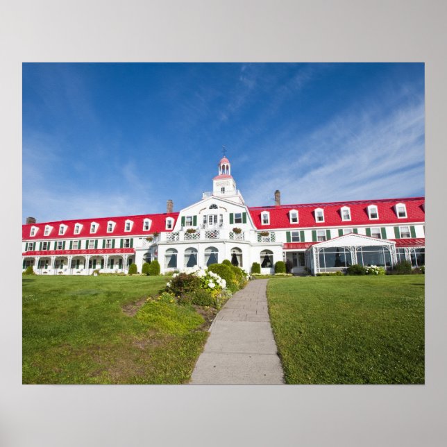 Affiches Québec, Canada. Hôtel historique Tadoussac, (Devant)