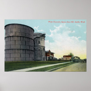Affiches Queen Anne Hill Water Reservoirs Scene