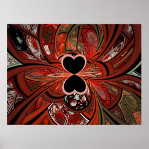 Affiches Queen Of Hearts Fractal