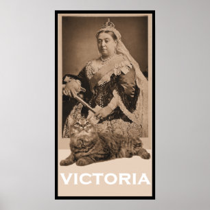 Affiches Queen Victoria et Kitty
