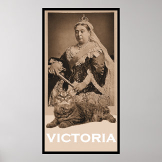 Affiches Queen Victoria et Kitty