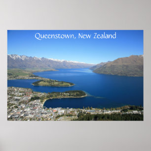 Affiches Queenstown de Bob's Peak, Nouvelle-Zélande - Poste
